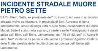 Copertina di Pietro Sette e le altre morti misteriose nel mondo delle imprese pubbliche
