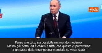 Putin: “Conflitto con la Nato porterebbe alla Terza guerra mondiale. La Francia può avere un ruolo nelle soluzioni pacifiche”