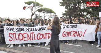 Copertina di Fridays for Future, corteo anche a Roma: “Soldi in istruzione e ambiente, non in armi. Governo Meloni complice del genocidio a Gaza”