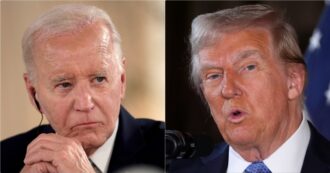 Copertina di Trump ordina un’indagine “sull’insabbiamento” dello stato di salute di Biden. L’ex presidente: “Insinuazioni ridicole e false”