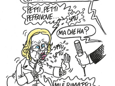 Copertina di La vignetta di Vauro
