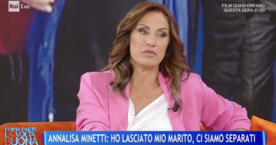 Copertina di “Dopo l’annuncio della mia separazione mi hanno detto che sono str**za, che lui era un bravo ragazzo e dovevo tenermelo stretto”: lo sfogo di Annalisa Minetti